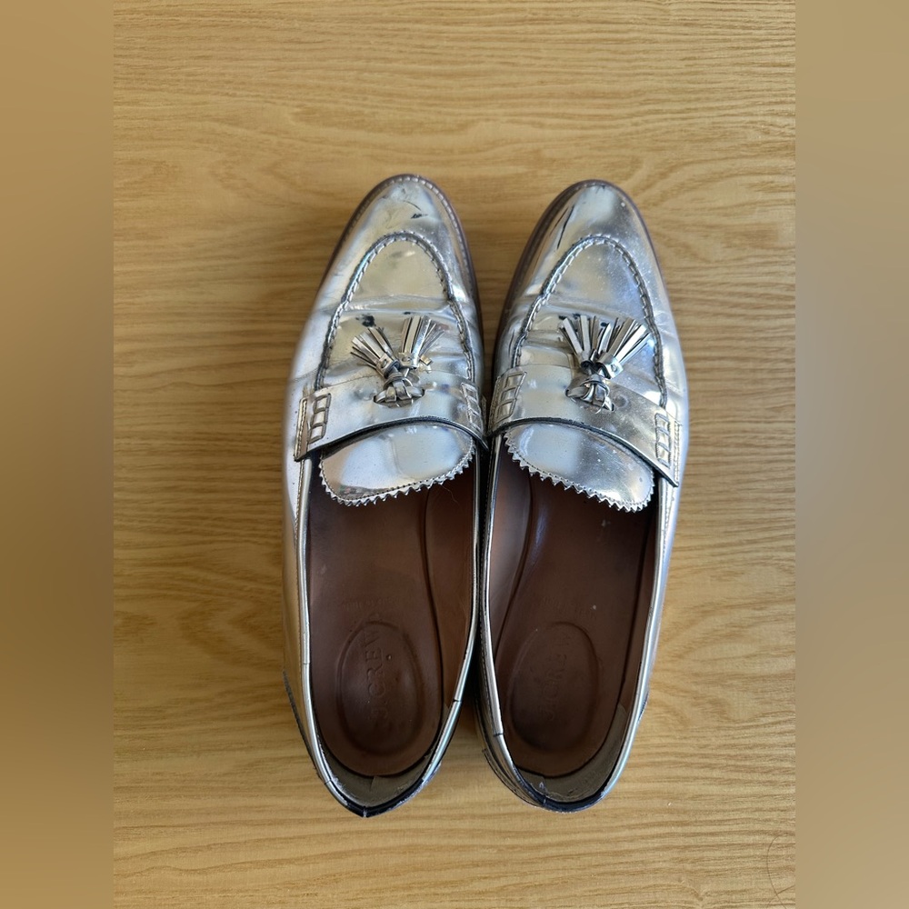 [SOLD] J. Crew Biella Gold Tassel Loafers
